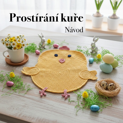 Velikonoční prostírání kuře