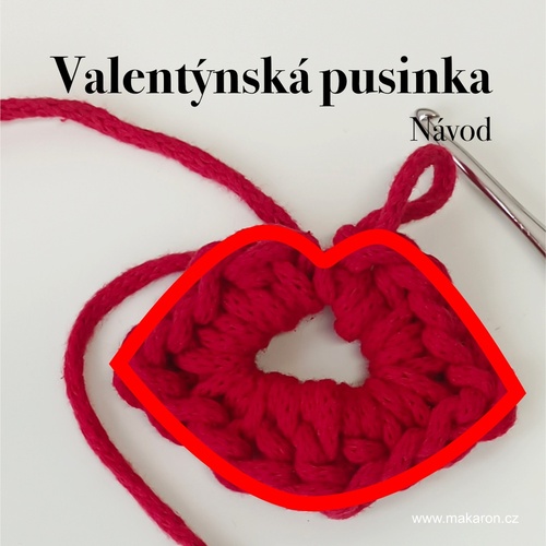 Přívěsek Valentýnská pusinka