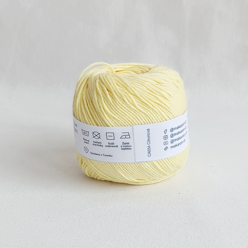 Baby Cotton citronová žlutá - 3