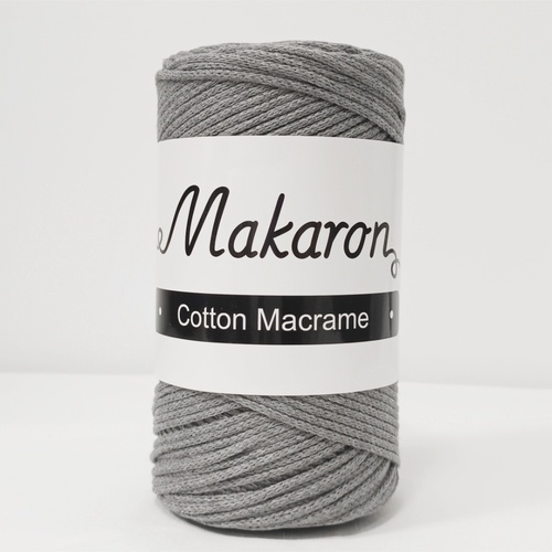 Cotton Macrame šedá 3mm