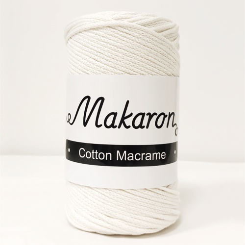 Cotton Macrame smetanová 3mm