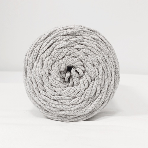 Cotton Macrame světle šedá 3mm - 1