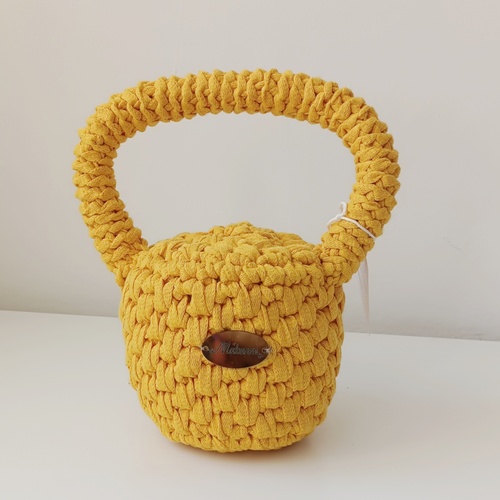Dveřní zarážka, Kettlebell žlutá