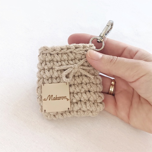 Kapsička Béžová na sluchátka