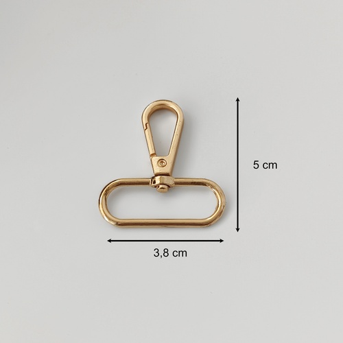 Karabina kovová zlatá