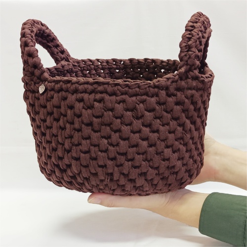 Koš čokoládově hnědý