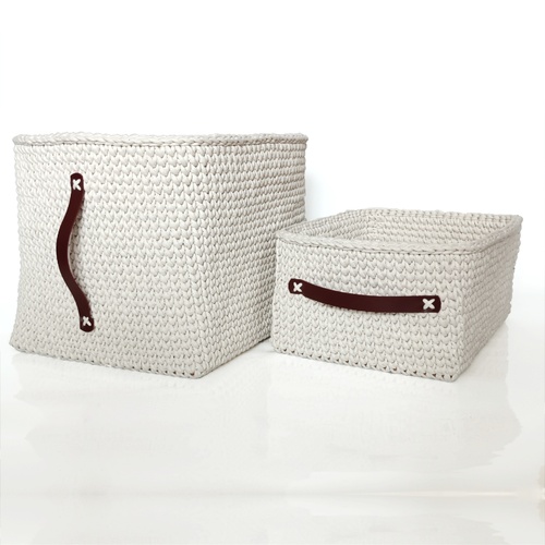 Koš velký a střední smetanový