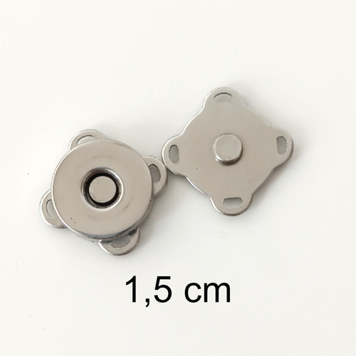 Magnetické zapínání stříbrné
