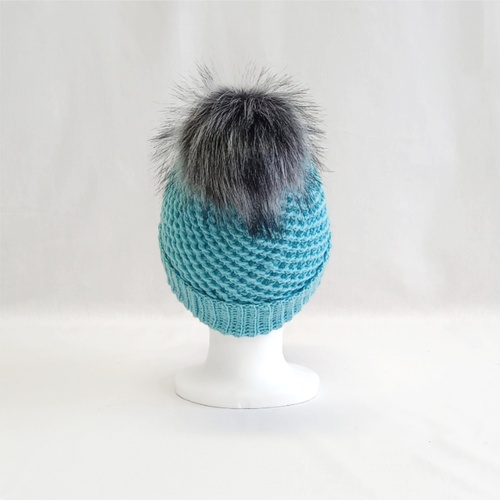 Merino čepice s bambulí M-XL - 3