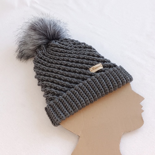 Merino čepice s bambulí XS