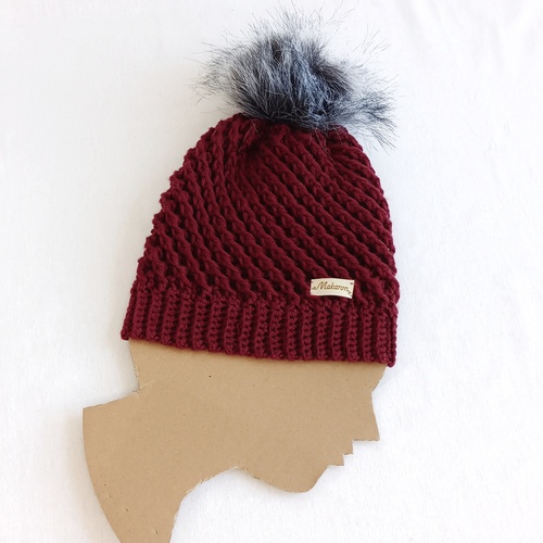 Merino čepice s bambulí XS - 1