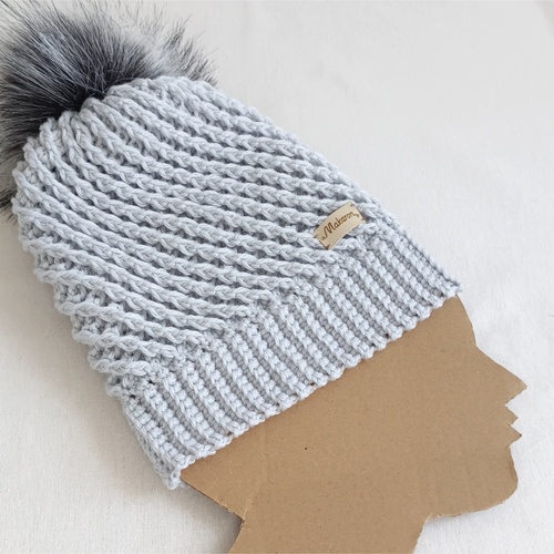 Merino čepice s bambulí XS-S