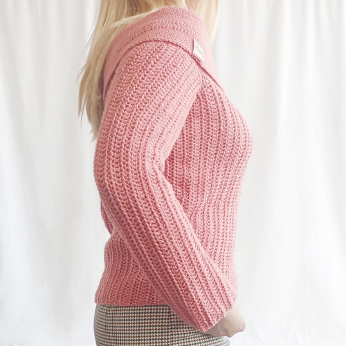 Merino svetr off shoulder 40-44 - 4