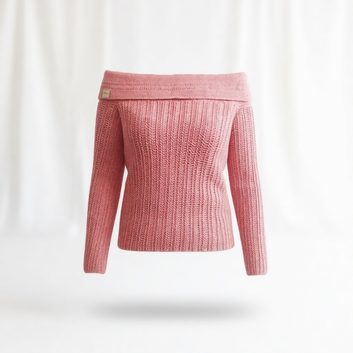 Merino svetr off shoulder 40-44