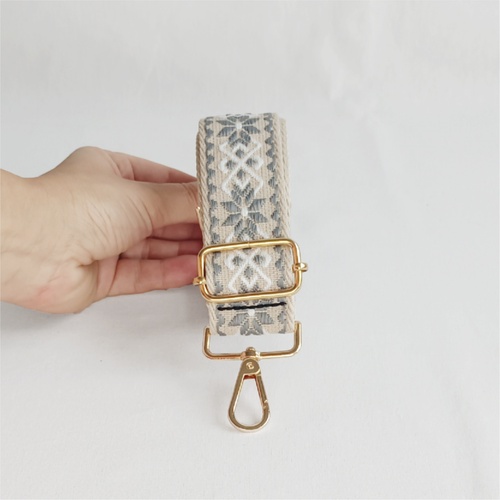 Popruh světle šedý