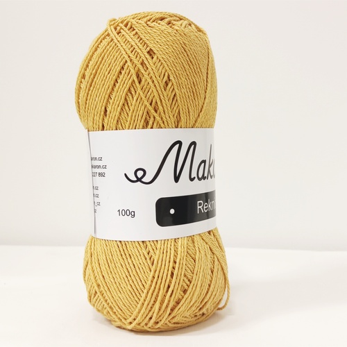 Reknit hořčicová 2mm - 3