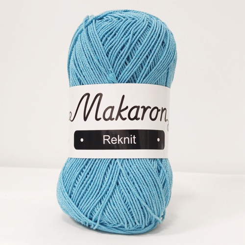 Reknit tyrkysová modrá 2mm