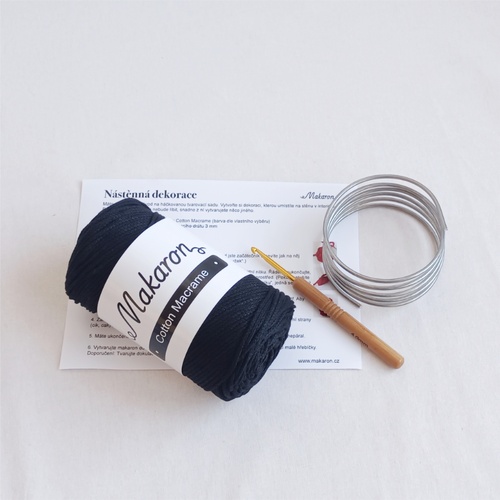 Sada pro nástěnnou dekoraci - černá