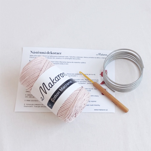 Sada pro nástěnnou dekoraci - růžová