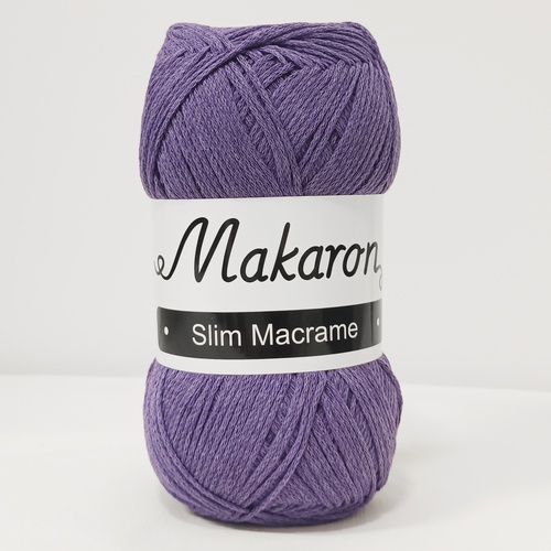 Slim Macrame fialová 2mm