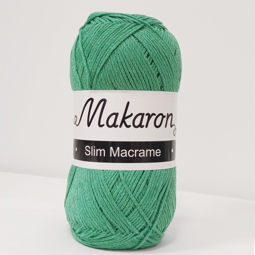 Slim Macrame zelená 2mm