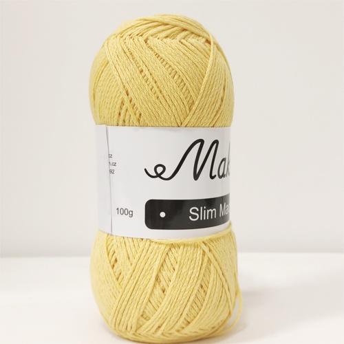 Slim Macrame žlutá 2mm - 2