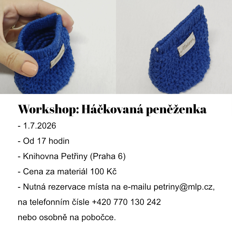 Háčkovaná peněženka