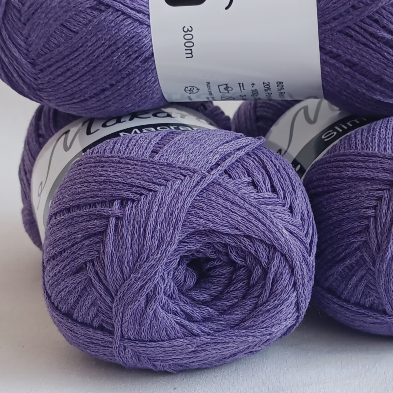 3 klubka Slim Macrame - 1