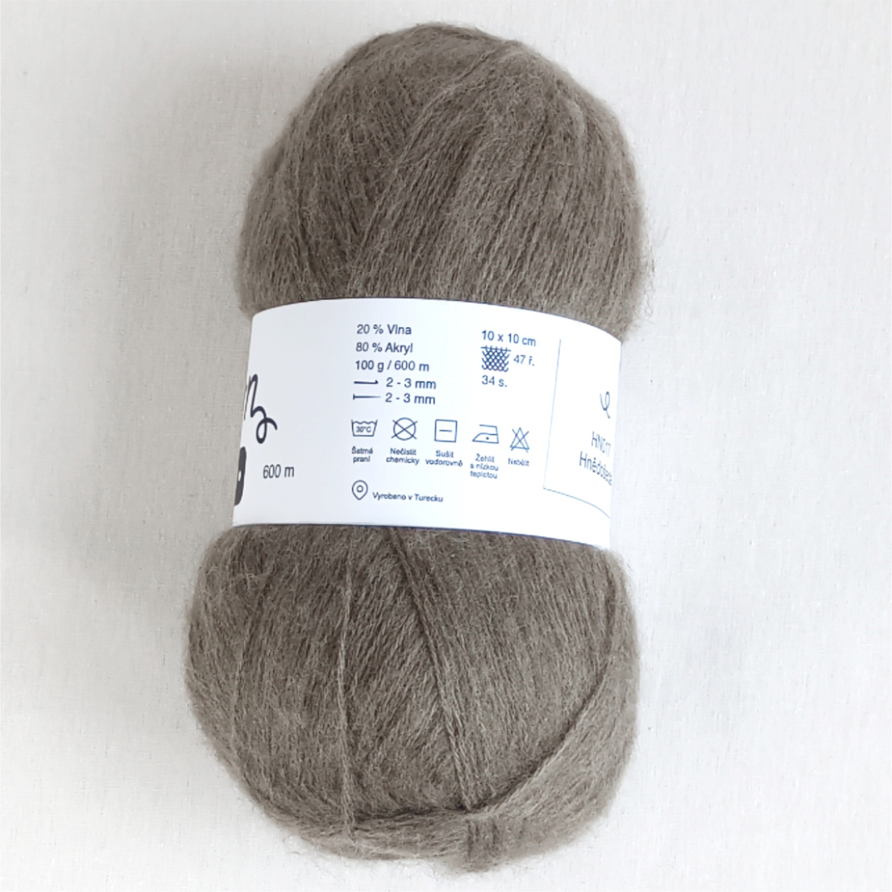 Angora Touch hnědošedá - 3