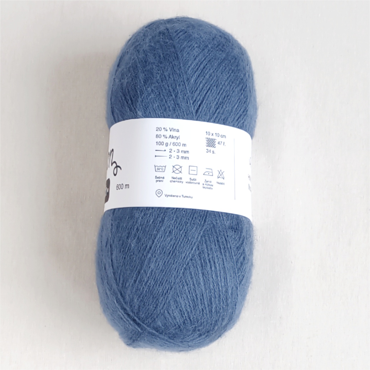 Angora Touch modrá - 3