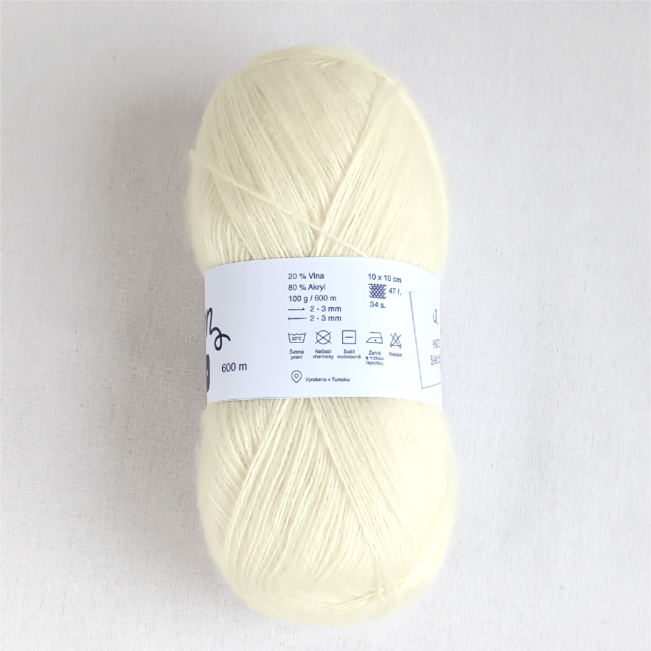 Angora Touch světle žlutá - 2