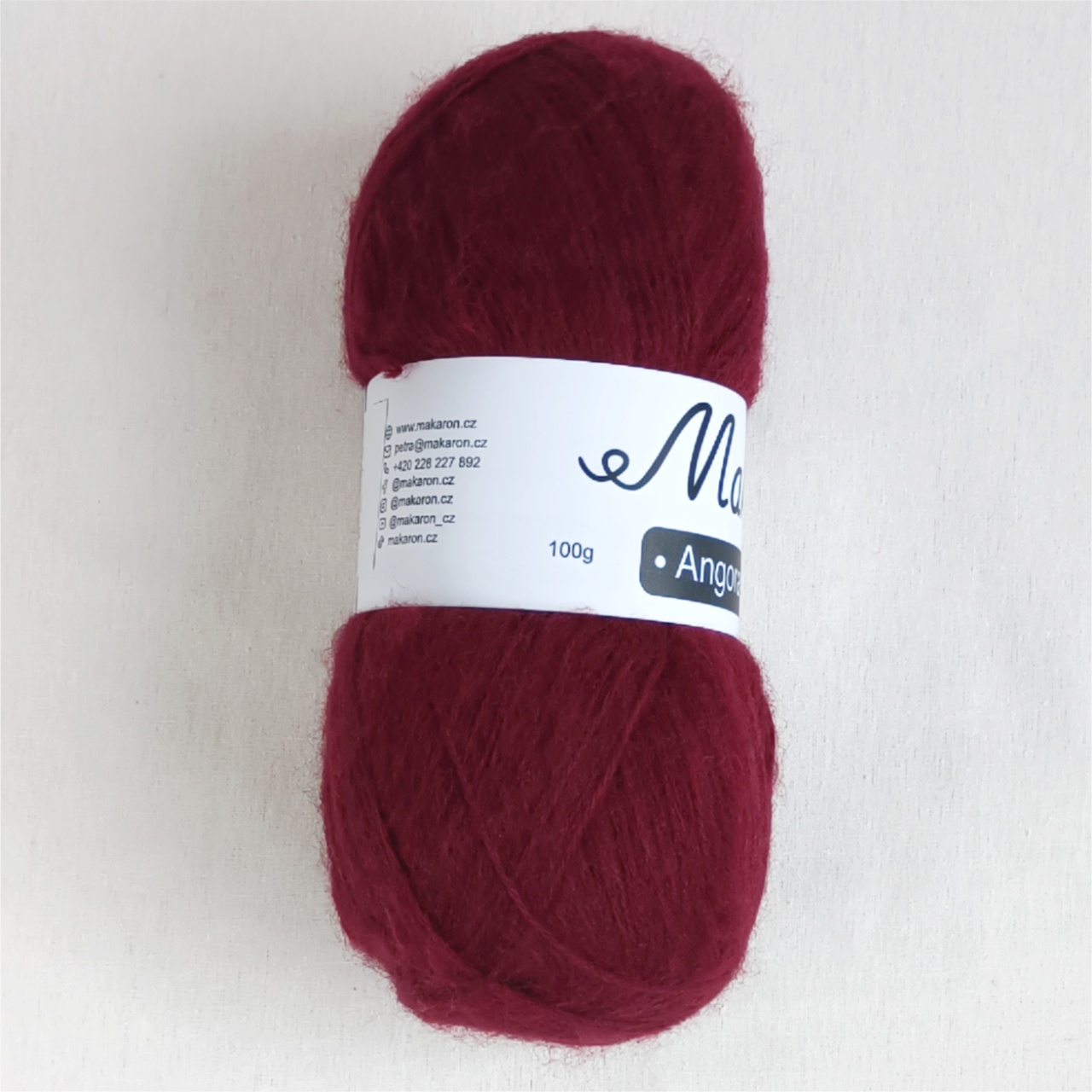 Angora Touch vínová - 2