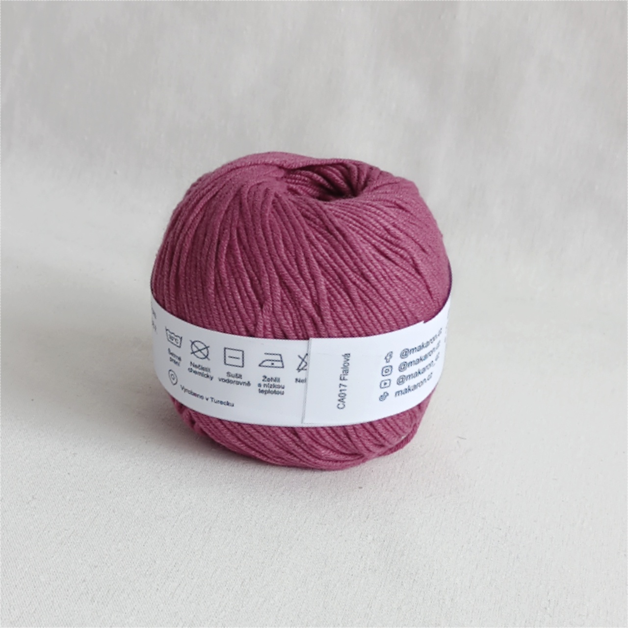 Baby Cotton malinová fialová - 3
