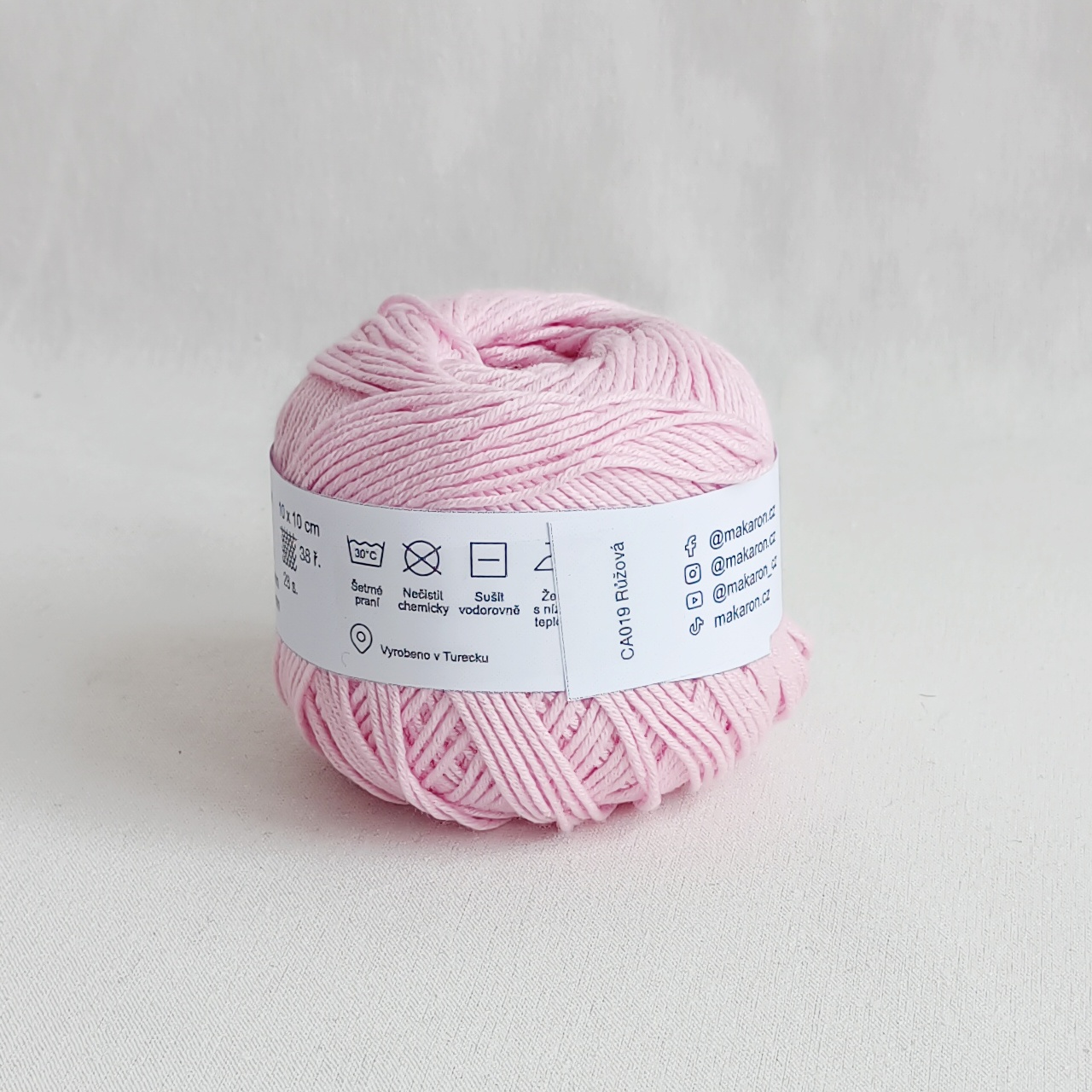 Baby Cotton světle růžová - 2