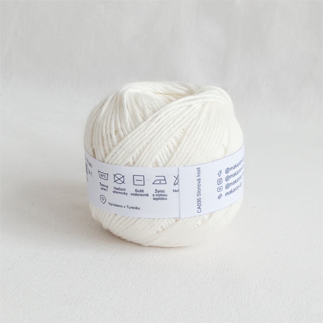 Baby Cotton slonová kost - 4