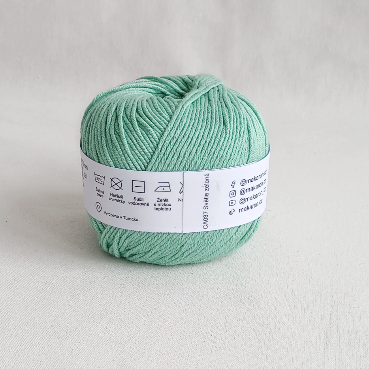 Baby Cotton mentolová zelená - 4