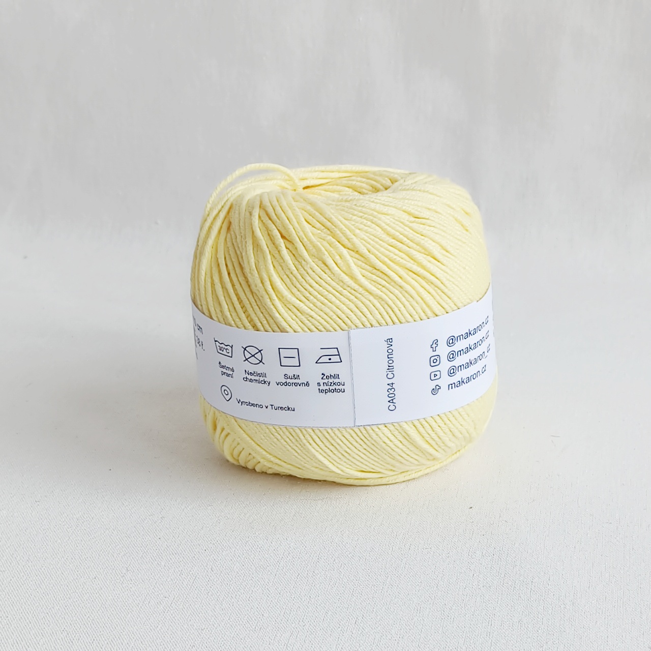 Baby Cotton citronová žlutá - 3