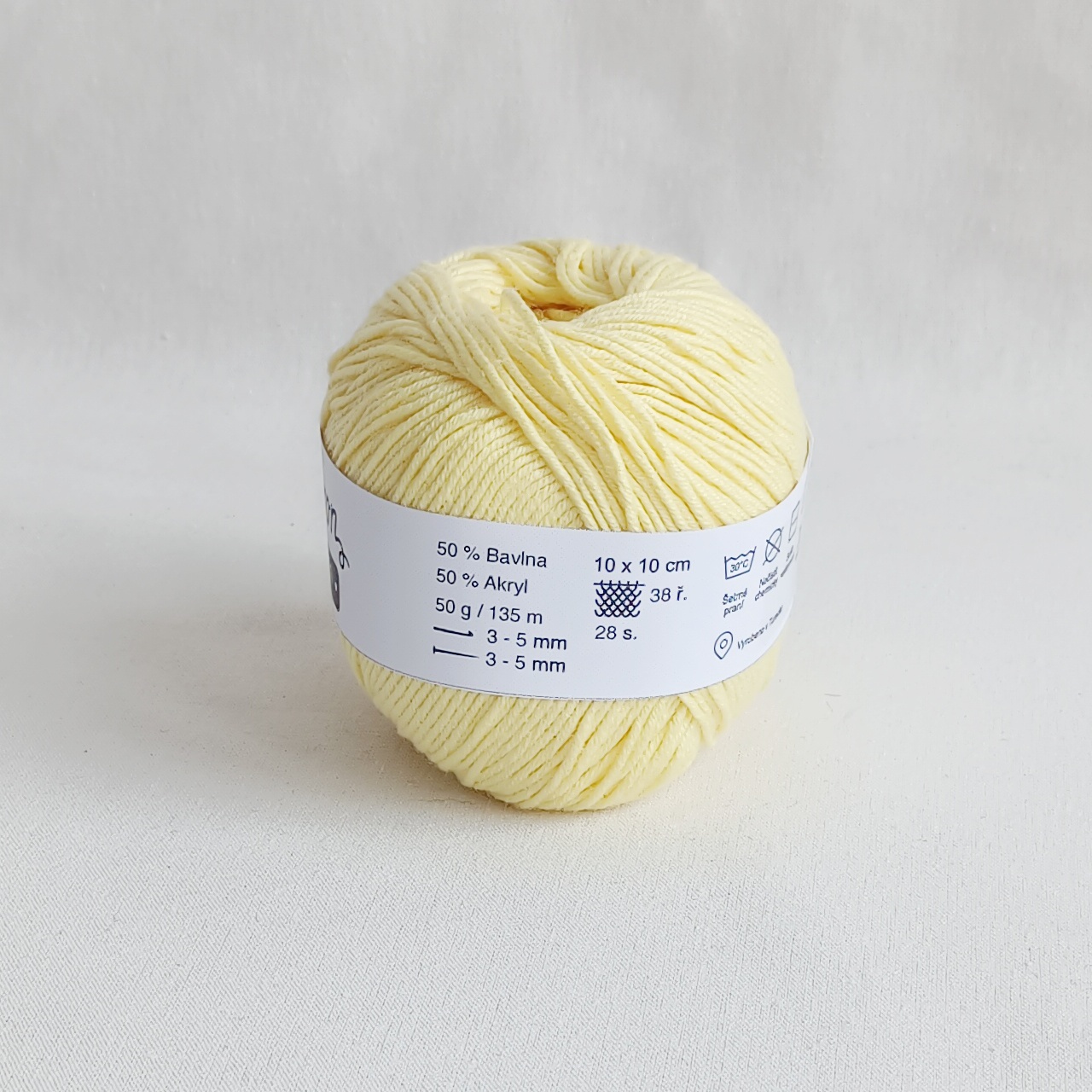 Baby Cotton citronová žlutá - 2