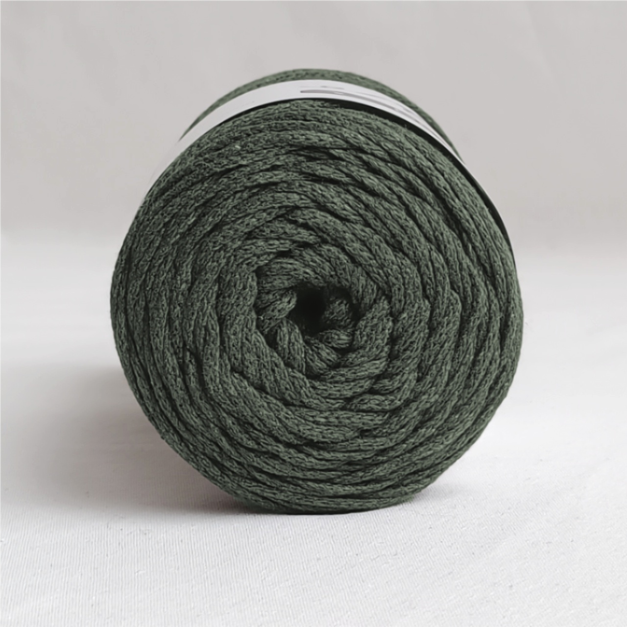Cotton Macrame khaki zelená 3mm - 1