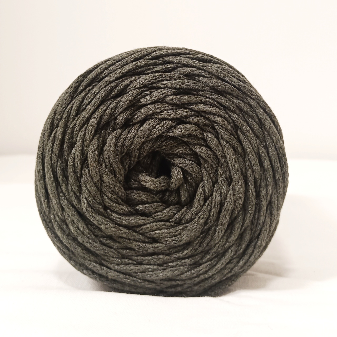 Cotton Macrame khaki zelená 3mm - 1