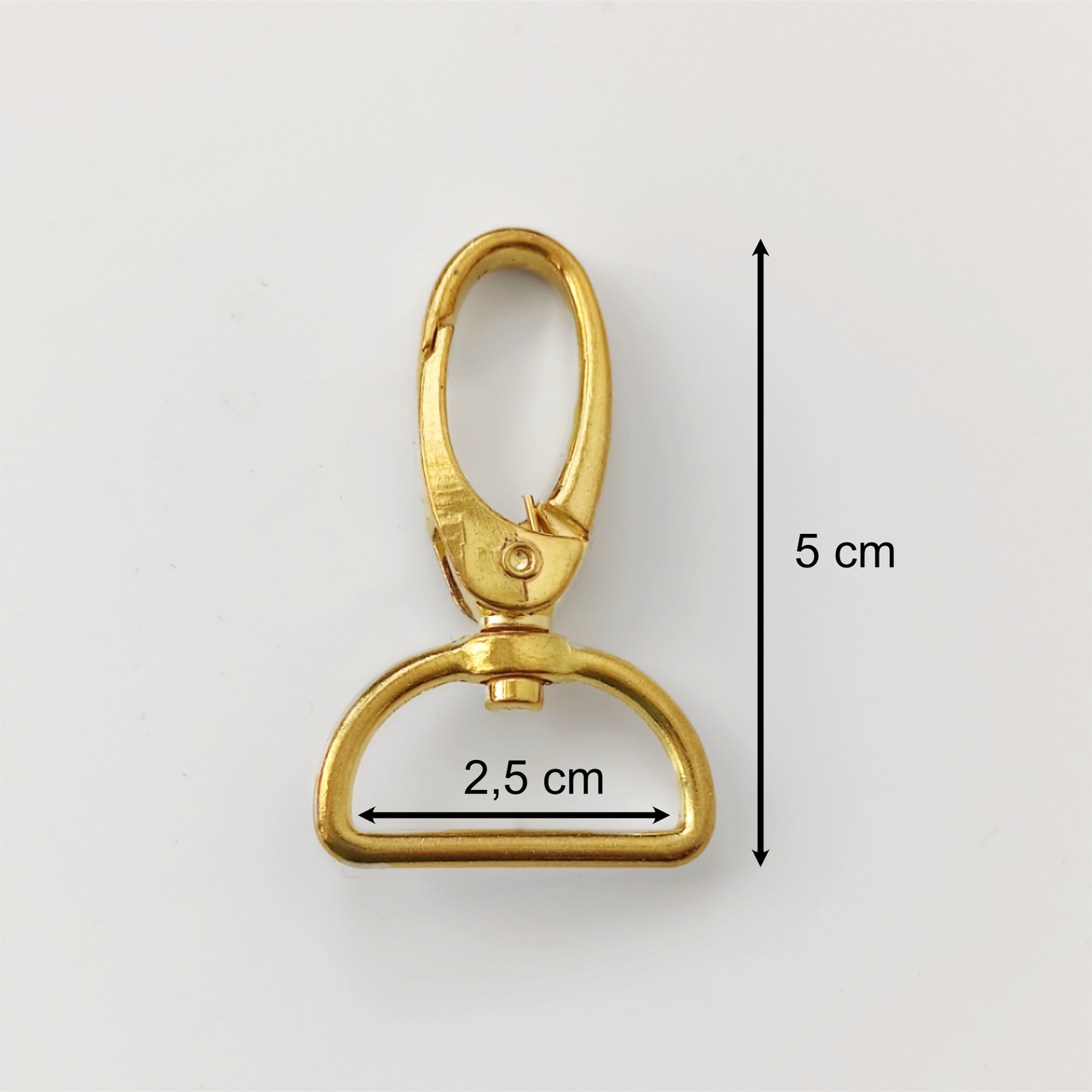 Karabina kovová, žlutá zlatá