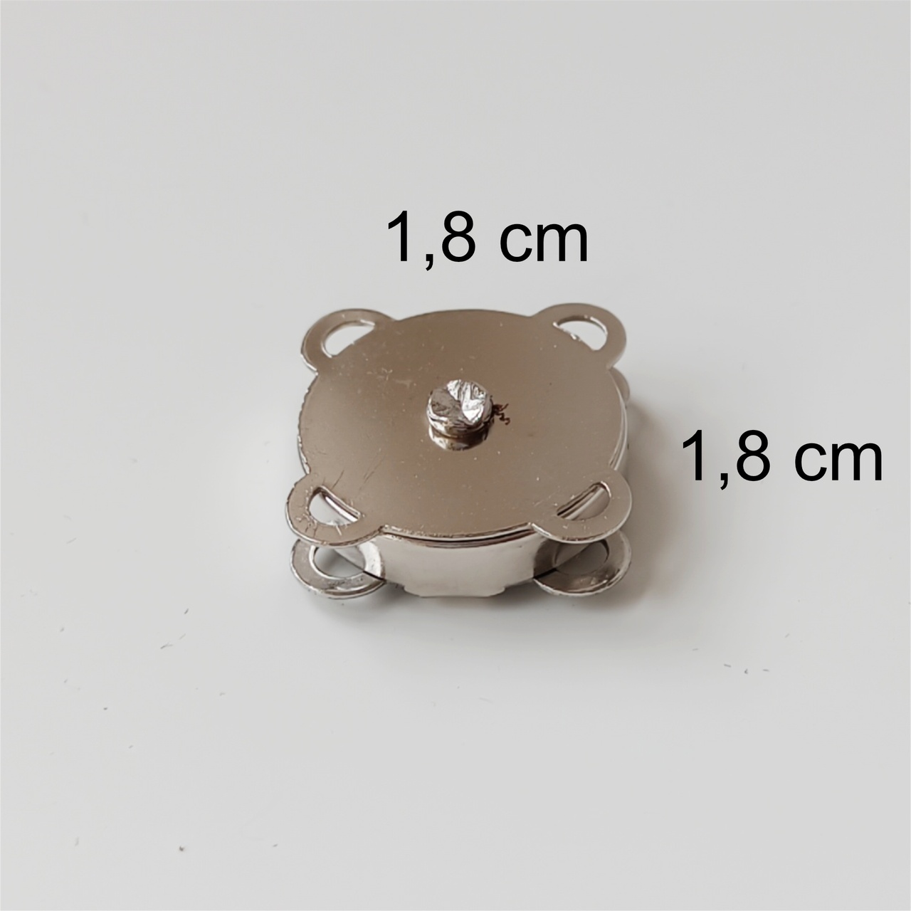 Magnetické zapínání stříbrné - 1