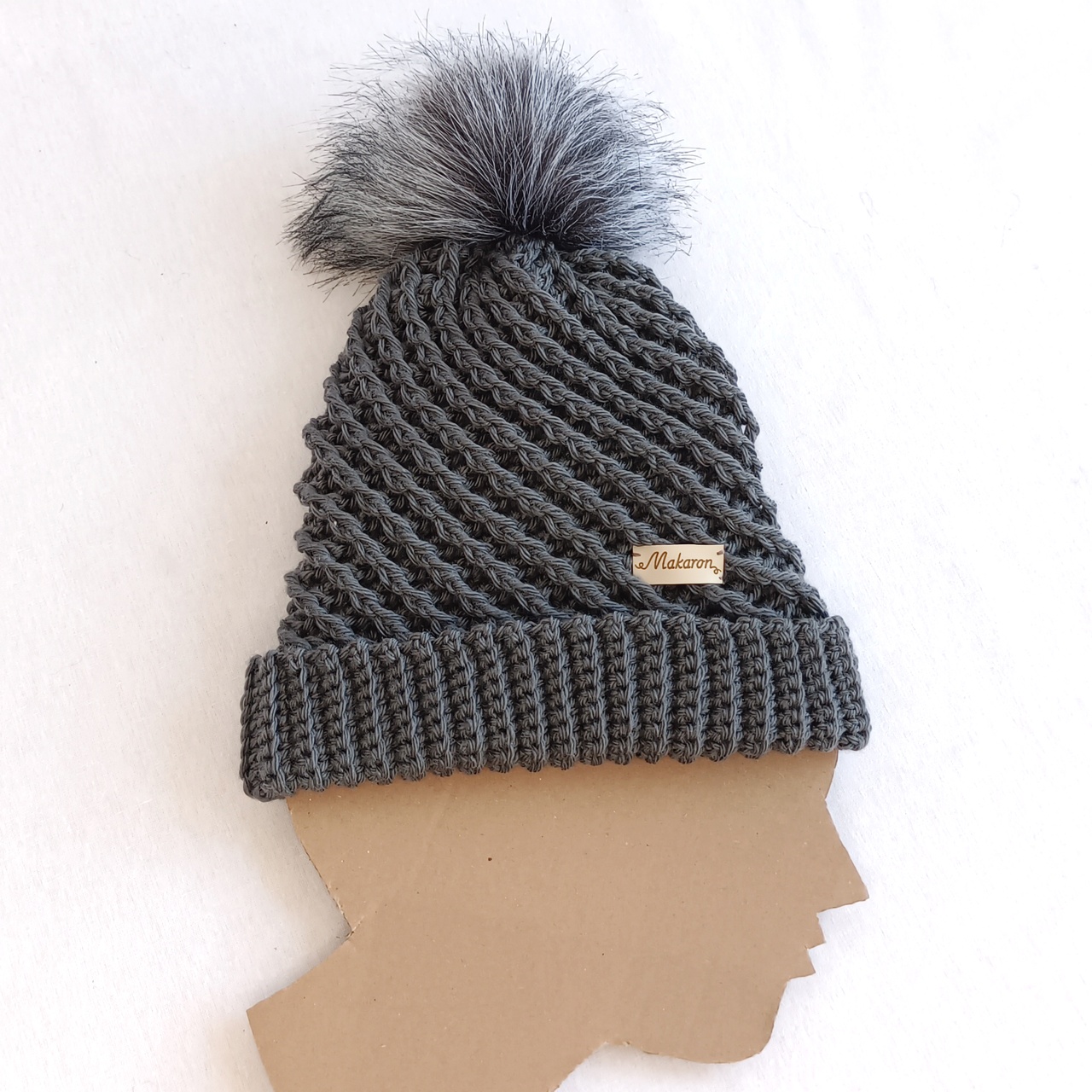 Merino čepice s bambulí XS - 2