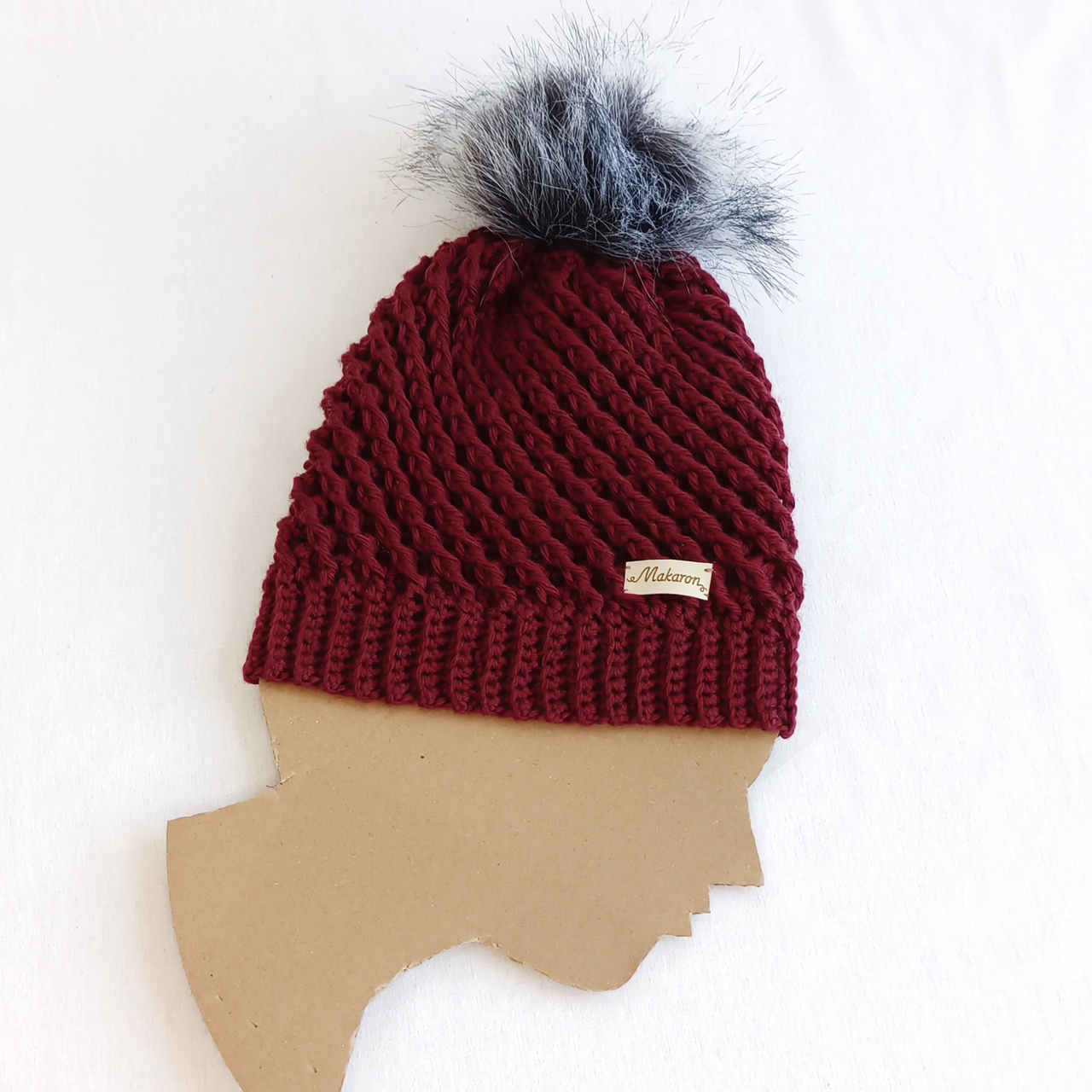 Merino čepice s bambulí XS - 1