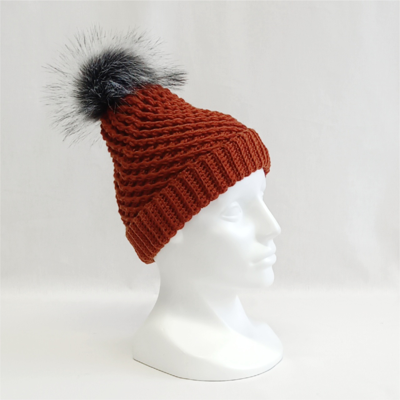 Merino čepice s bambulí XS-S - 3