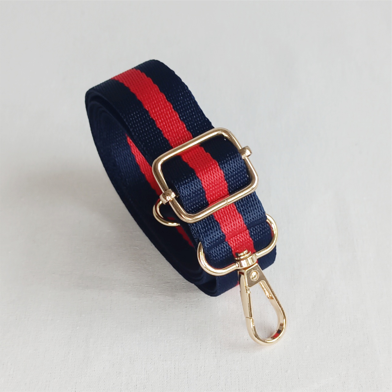 Popruh modro červený - 3