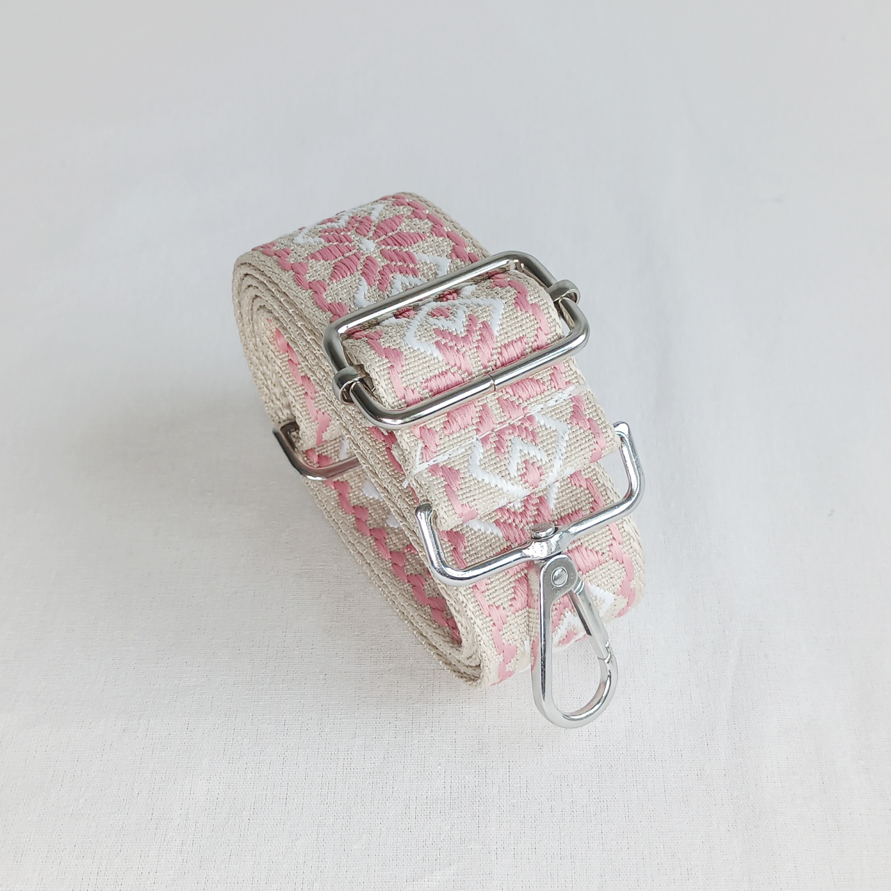 Popruh světle růžový - 3