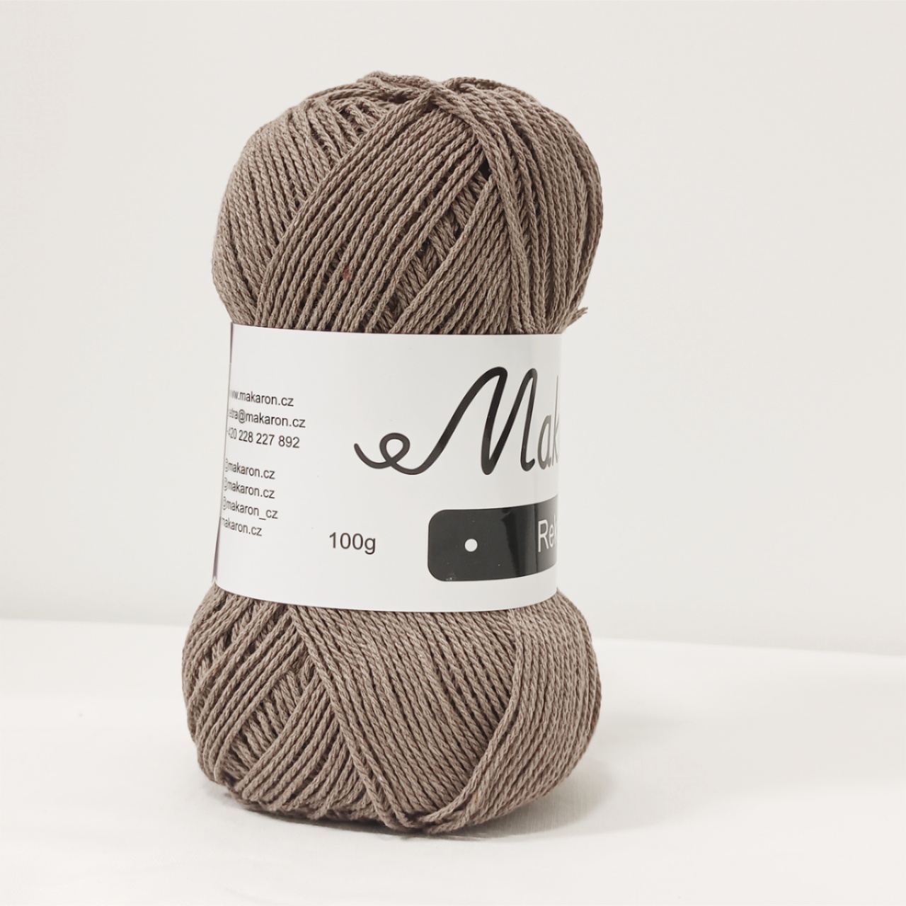 Reknit béžová tmavá 2mm - 2