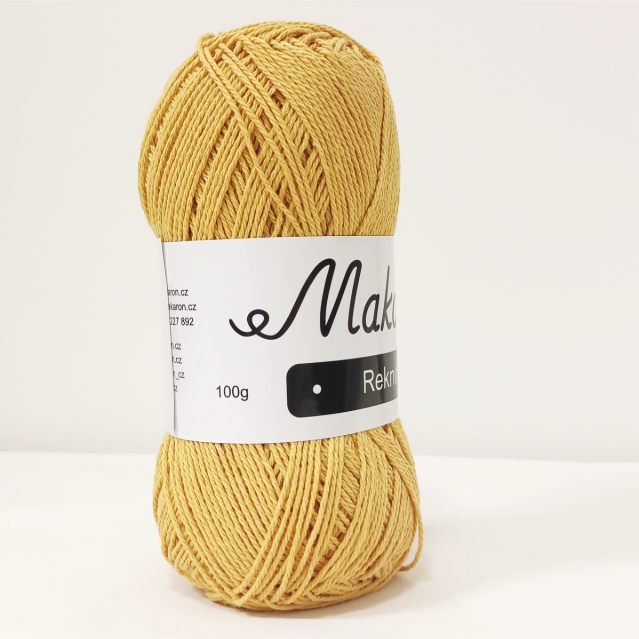 Reknit hořčicová 2mm - 3