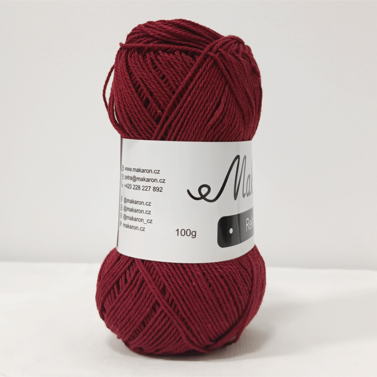 Reknit vínová 2mm - 3